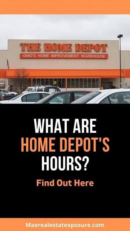 sunday hours home depot|what time does home depot close on sunday.